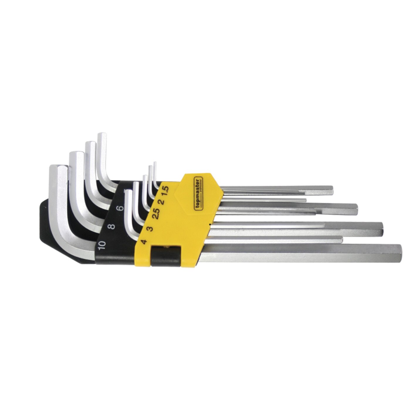 Chei imbus hex. 1.5-10mm set 9 piese CR-V Topmaster